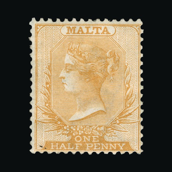 Lot 12525 - Malta 1863 -  Universal Philatelic Auctions Sale #69