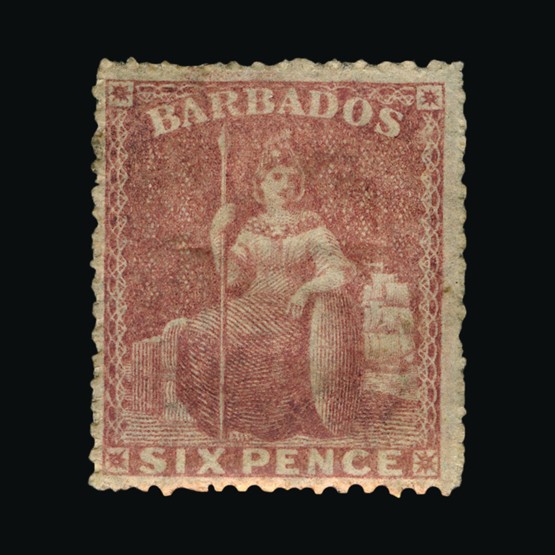 Lot 1264 - barbados 1861 - Universal Philatelic Auctions Sale #69 Lot 1264 - barbados 1861 - Universal Philatelic Auctions Sale #69