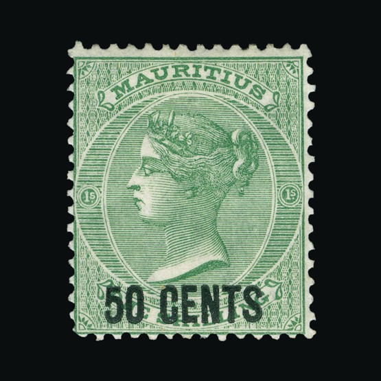 Lot 12884 - Mauritius 1876 -  Universal Philatelic Auctions Sale #69