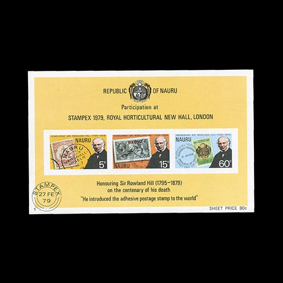 Lot 13370 - nauru 1979 -  Universal Philatelic Auctions Sale #69