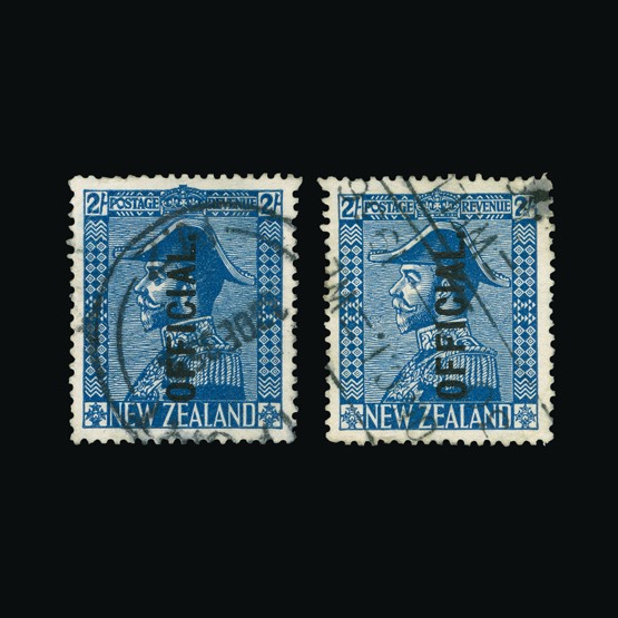 Lot 13704 - New Zealand - Officials 1927-33 - Universal Philatelic Auctions Sale #69 Lot 13704 - New Zealand - Officials 1927-33 - Universal Philatelic Auctions Sale #69