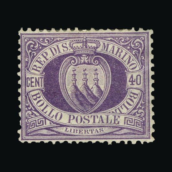 Lot 15762 - San Marino 1877 - Universal Philatelic Auctions Sale #69 Lot 15762 - San Marino 1877 - Universal Philatelic Auctions Sale #69