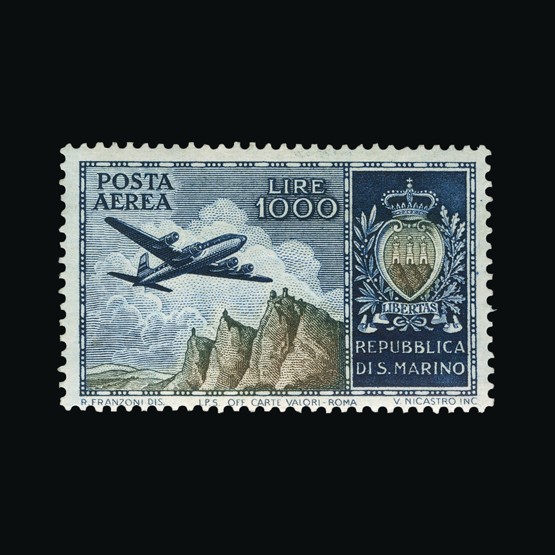 Lot 15772 - San Marino 1954 - Universal Philatelic Auctions Sale #69 Lot 15772 - San Marino 1954 - Universal Philatelic Auctions Sale #69