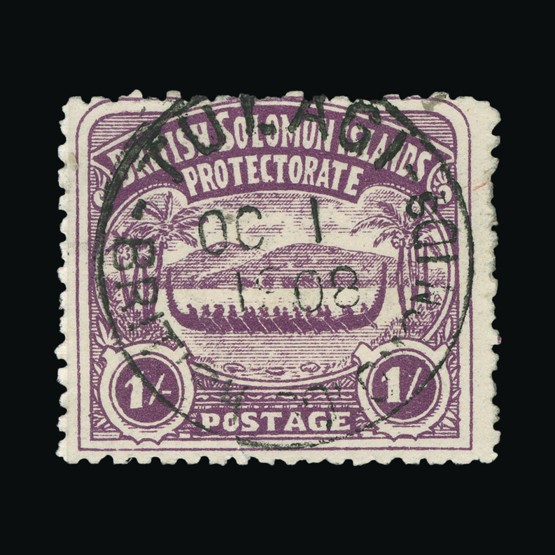 Lot 2286 - british solomon islands 1907 -  Universal Philatelic Auctions Sale #69