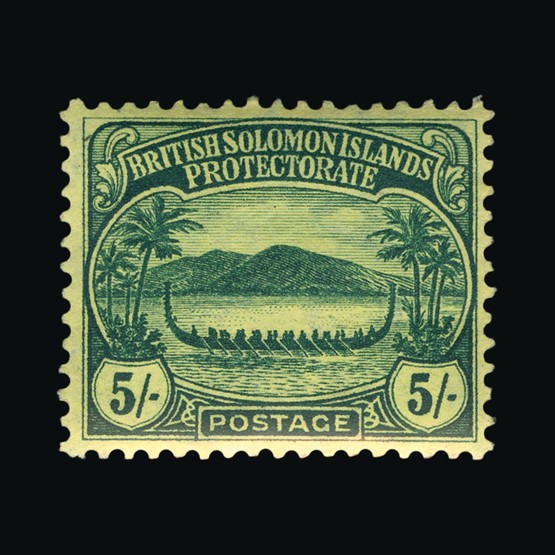 Lot 2294 - british solomon islands 1908-11 -  Universal Philatelic Auctions Sale #69