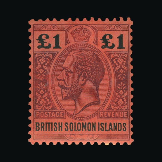 Lot 2303 - british solomon islands 1914-23 -  Universal Philatelic Auctions Sale #69