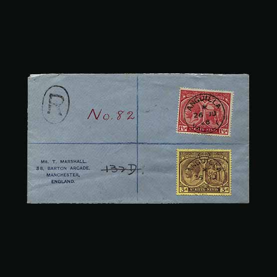 Lot 241 - anguilla 1928 -  Universal Philatelic Auctions Sale #69