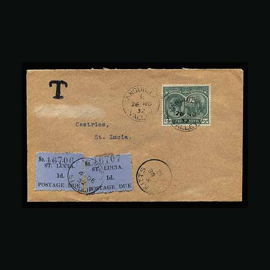 Lot 246 - anguilla 1932 -  Universal Philatelic Auctions Sale #69