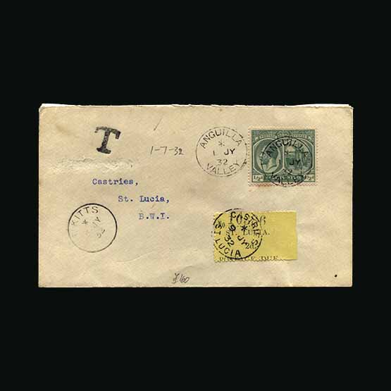 Lot 247 - anguilla 1932 -  Universal Philatelic Auctions Sale #69