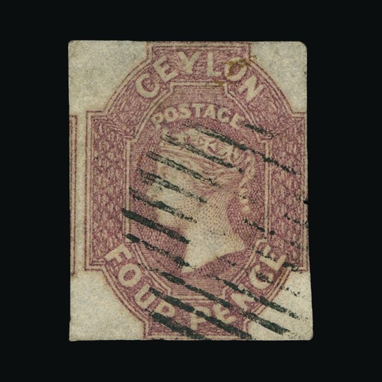 Lot 3091 - Ceylon 1857 -  Universal Philatelic Auctions Sale #69
