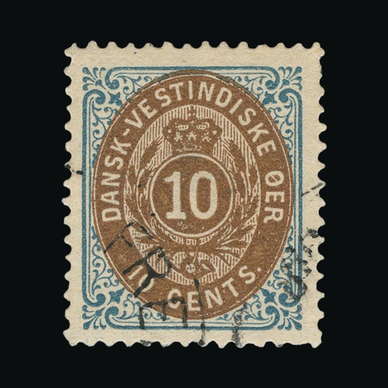 Lot 3798 - danish west indies 1881 -  Universal Philatelic Auctions Sale #69