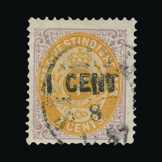 Lot 3799 - danish west indies 1887 (12 May) -  Universal Philatelic Auctions Sale #69