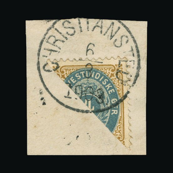 Lot 3803 - danish west indies 1901 -  Universal Philatelic Auctions Sale #69