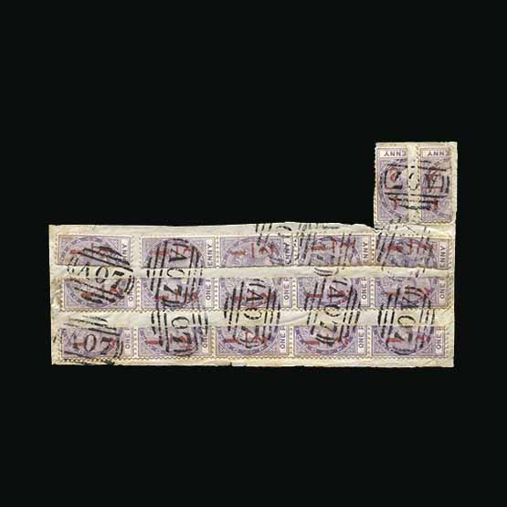 Lot 3932 - dominica 1882-83 -  Universal Philatelic Auctions Sale #69