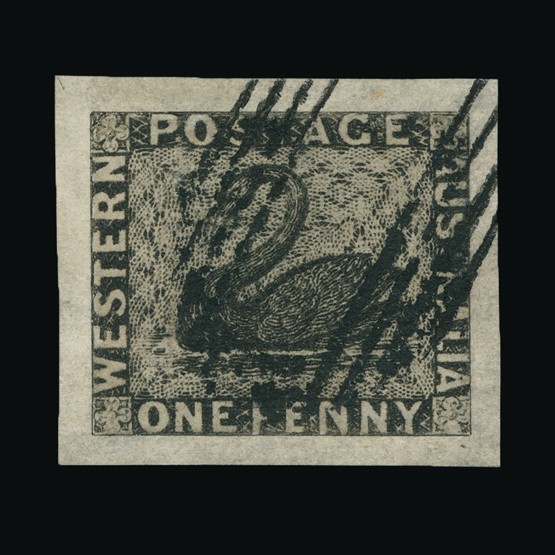 Lot 870 - Australia - States - Western Australia 1854 -  Universal Philatelic Auctions Sale #69