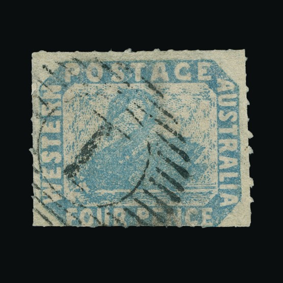 Lot 871 - Australia - States - Western Australia 1854-55 -  Universal Philatelic Auctions Sale #69