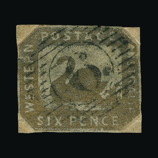 Lot 875 - Australia - States - Western Australia 1857-59 -  Universal Philatelic Auctions Sale #69