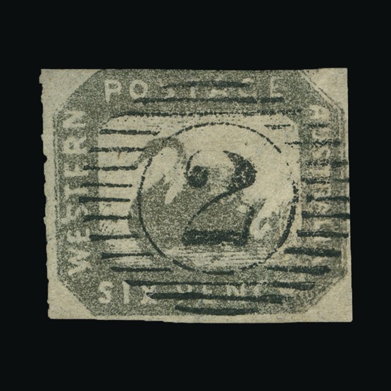 Lot 877 - Australia - States - Western Australia 1857-59 -  Universal Philatelic Auctions Sale #69