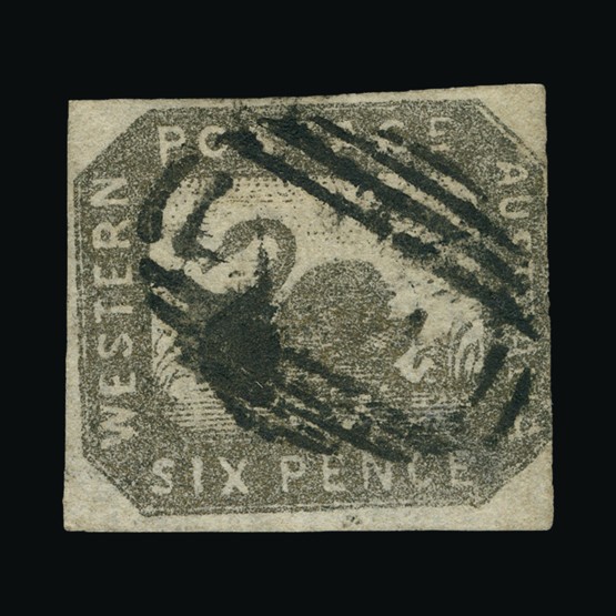 Lot 878 - Australia - States - Western Australia 1857-59 -  Universal Philatelic Auctions Sale #69