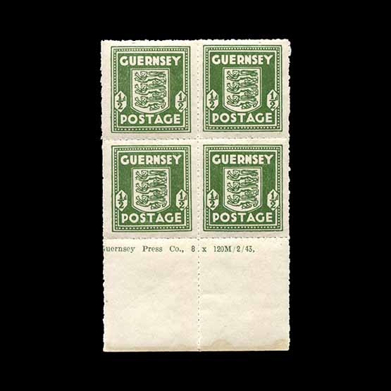 Lot 9241 - Great Britain - Channel Islands - Guernsey 1941-44 -  Universal Philatelic Auctions Sale #69