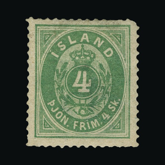 Lot 9999 - Iceland 1873 -  Universal Philatelic Auctions Sale #69