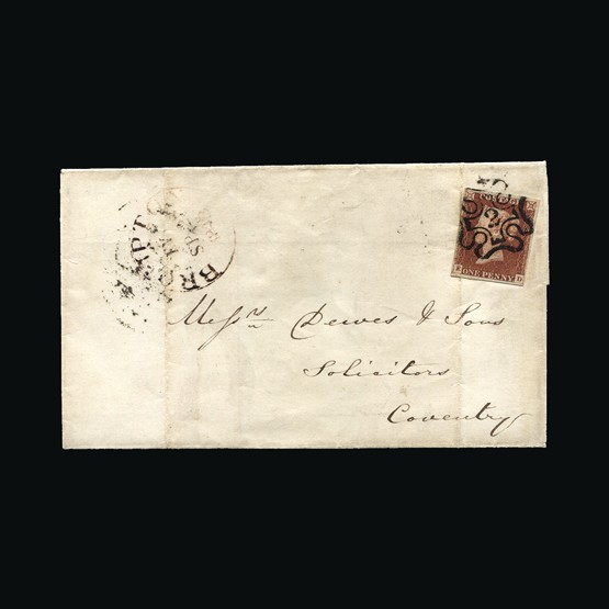 Lot 10535 - Great Britain - Covers - QV 1843 -  Universal Philatelic Auctions Sale #71