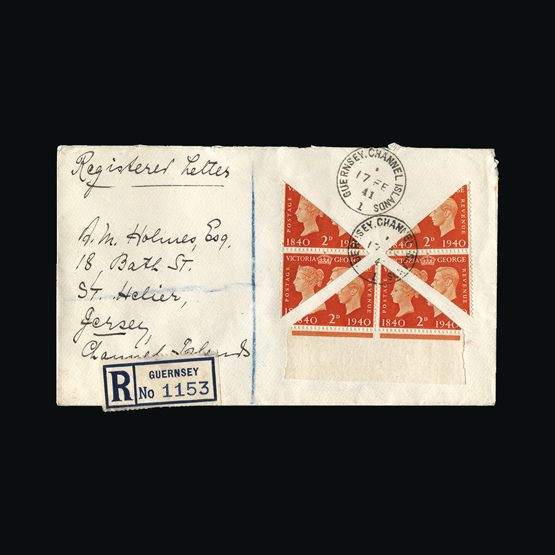 Lot 10963 - Great Britain - Channel Islands - Guernsey 1940 -  Universal Philatelic Auctions Sale #71