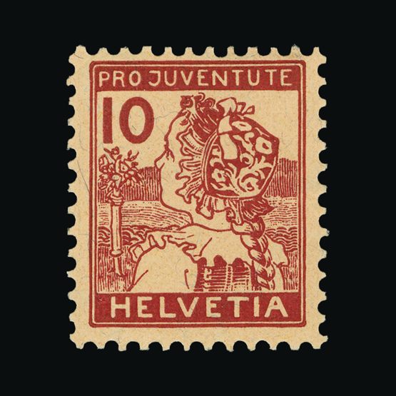 Lot 19205 - Switzerland - Pro Juventute 1915 -  Universal Philatelic Auctions Sale #71