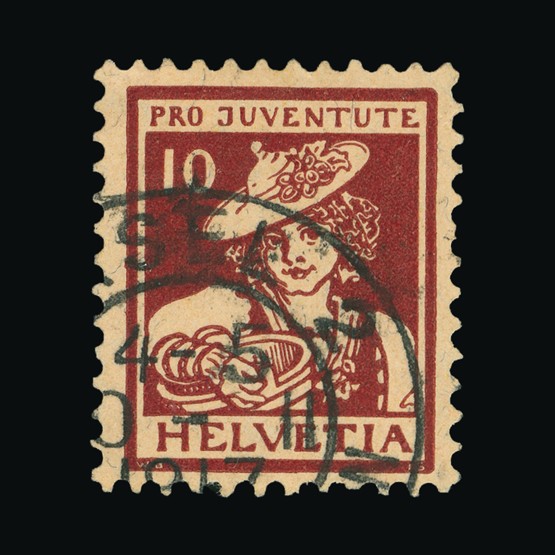 Lot 19207 - Switzerland - Pro Juventute 1916 -  Universal Philatelic Auctions Sale #71