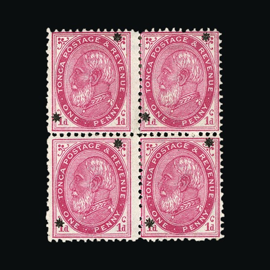 Lot 19374 - tonga 1891 -  Universal Philatelic Auctions Sale #71