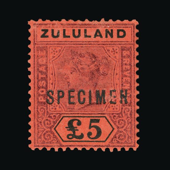 Lot 21494 - zululand 1894-96 -  Universal Philatelic Auctions Sale #71