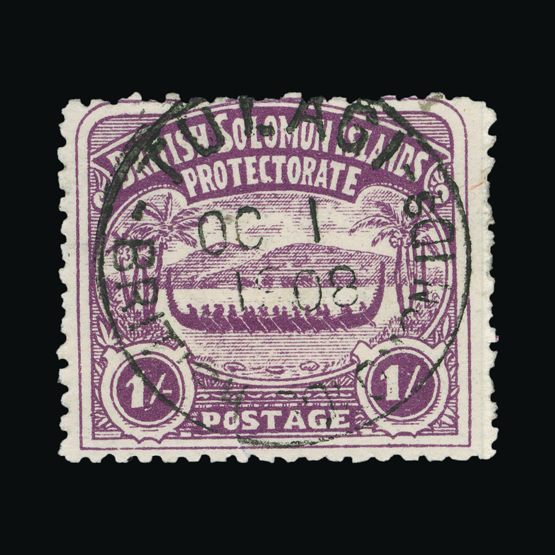 Lot 2698 - british solomon islands 1907 -  Universal Philatelic Auctions Sale #71