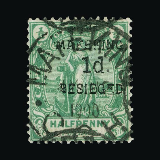 Lot 3472 - Cape of Good Hope - Mafeking 1900 - Universal Philatelic Auctions Sale #71 Lot 3472 - Cape of Good Hope - Mafeking 1900 - Universal Philatelic Auctions Sale #71