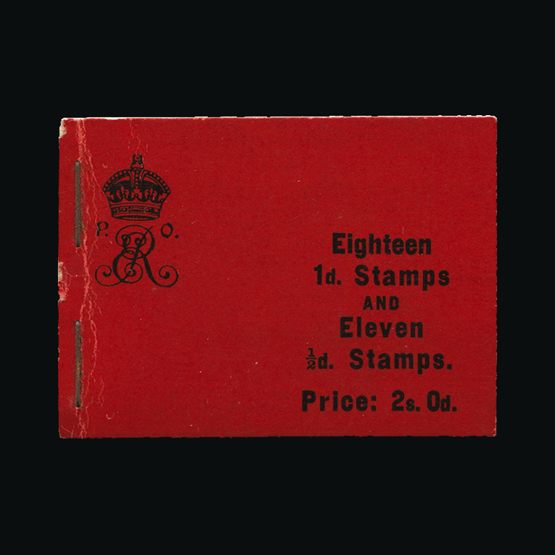 Lot 11042 - Great Britain - Booklets 1909 -  Universal Philatelic Auctions Sale #72