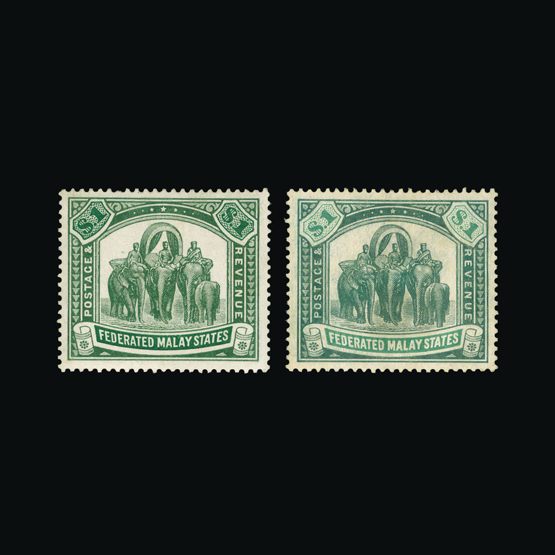 Lot 13663 - Malaya - Federated Malay States 1904-22 -  Universal Philatelic Auctions Sale #72