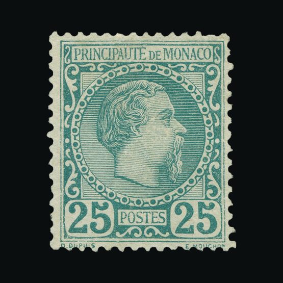 Lot 15024 - Monaco 1885 -  Universal Philatelic Auctions Sale #72