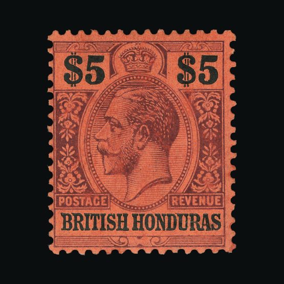 Lot 21380 - british honduras 1913-21 -  Universal Philatelic Auctions Sale #72