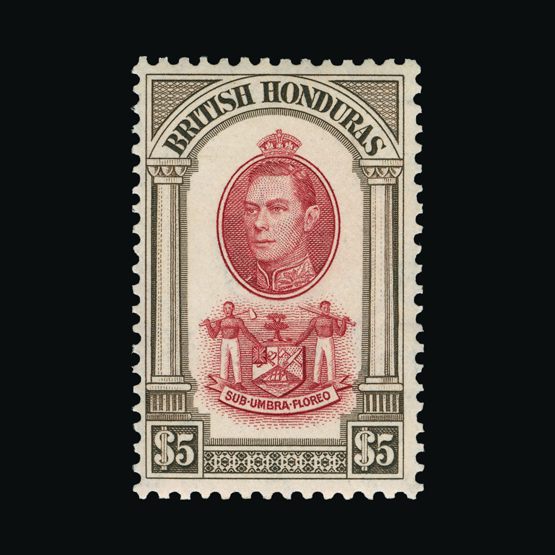 Lot 21390 - british honduras 1938-47 -  Universal Philatelic Auctions Sale #72