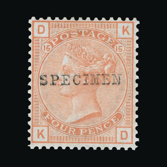 Lot 21659 - Great Britain - QV (surface printed) 1873-80 -  Universal Philatelic Auctions Sale #72