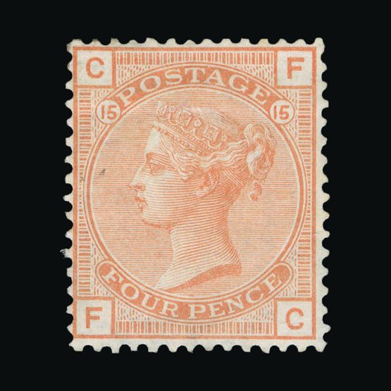 Lot 21663 - Great Britain - QV (surface printed) 1873-80 -  Universal Philatelic Auctions Sale #72