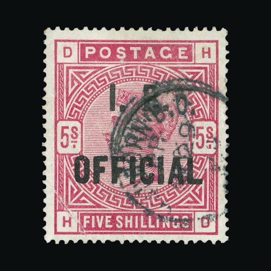 Lot 21729 - Great Britain - Officials 1884-88 -  Universal Philatelic Auctions Sale #72