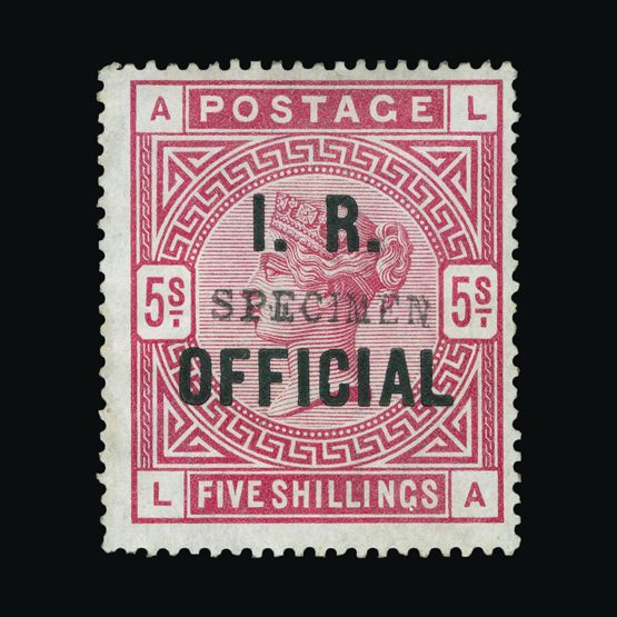 Lot 21734 - Great Britain - Officials 1884-88 -  Universal Philatelic Auctions Sale #72