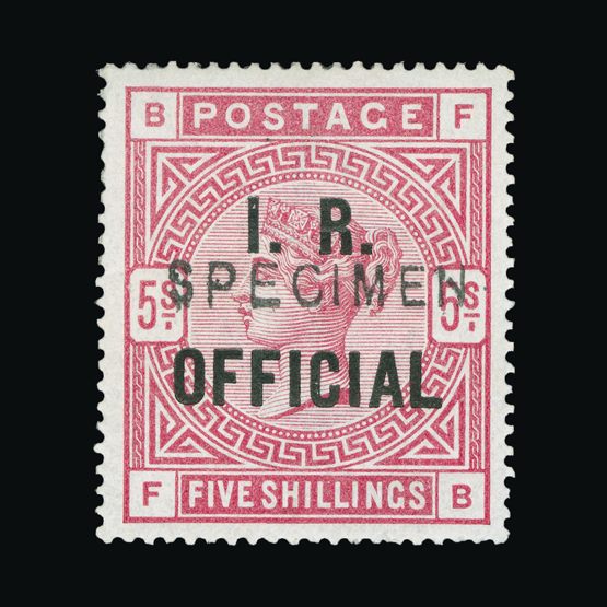 Lot 21735 - Great Britain - Officials 1884-88 -  Universal Philatelic Auctions Sale #72