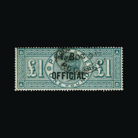 Lot 21738 - Great Britain - Officials 1887-92 -  Universal Philatelic Auctions Sale #72