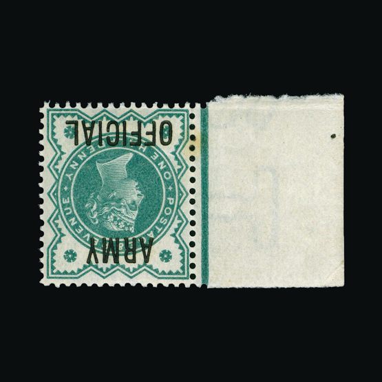 Lot 21741 - Great Britain - Officials 1896-01 -  Universal Philatelic Auctions Sale #72