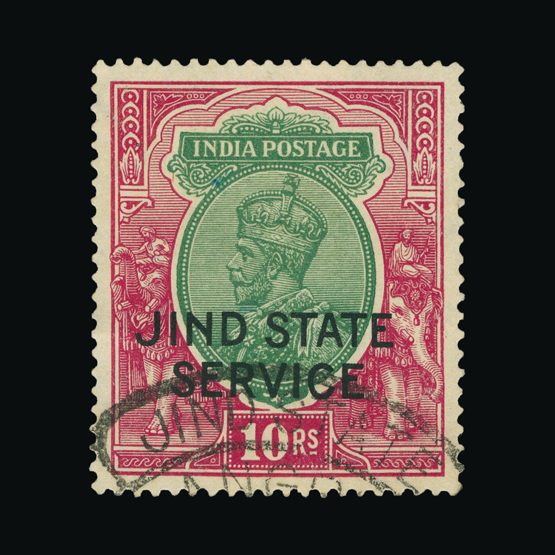 Lot 21762 - India - States - Jind 1927-38 -  Universal Philatelic Auctions Sale #72