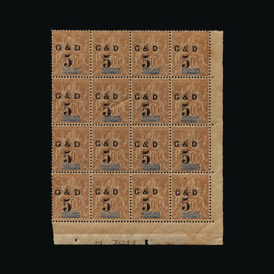 Lot 6193 - France - Colonies - Guadeloupe 1903 - Universal Philatelic Auctions Sale #72 Lot 6193 - France - Colonies - Guadeloupe 1903 - Universal Philatelic Auctions Sale #72