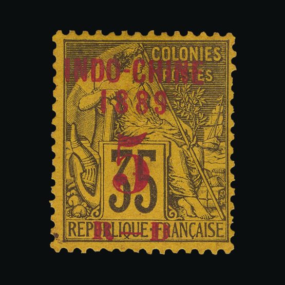 Lot 6206 - France - Colonies - Indo-China 1889 -  Universal Philatelic Auctions Sale #72