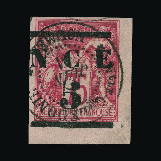 Lot 6245 - France - Colonies - New Caledonia 1881 -  Universal Philatelic Auctions Sale #72