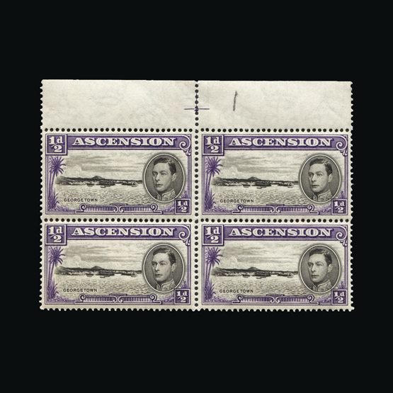 Lot 662 - Ascension 1938 - Universal Philatelic Auctions Sale #72 Lot 662 - Ascension 1938 - Universal Philatelic Auctions Sale #72